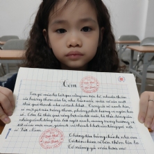 Địa chỉ lớp luyện viết cho học sinh hạ cỡ chữ từ chữ TO sang chữ nhỏ tại HN